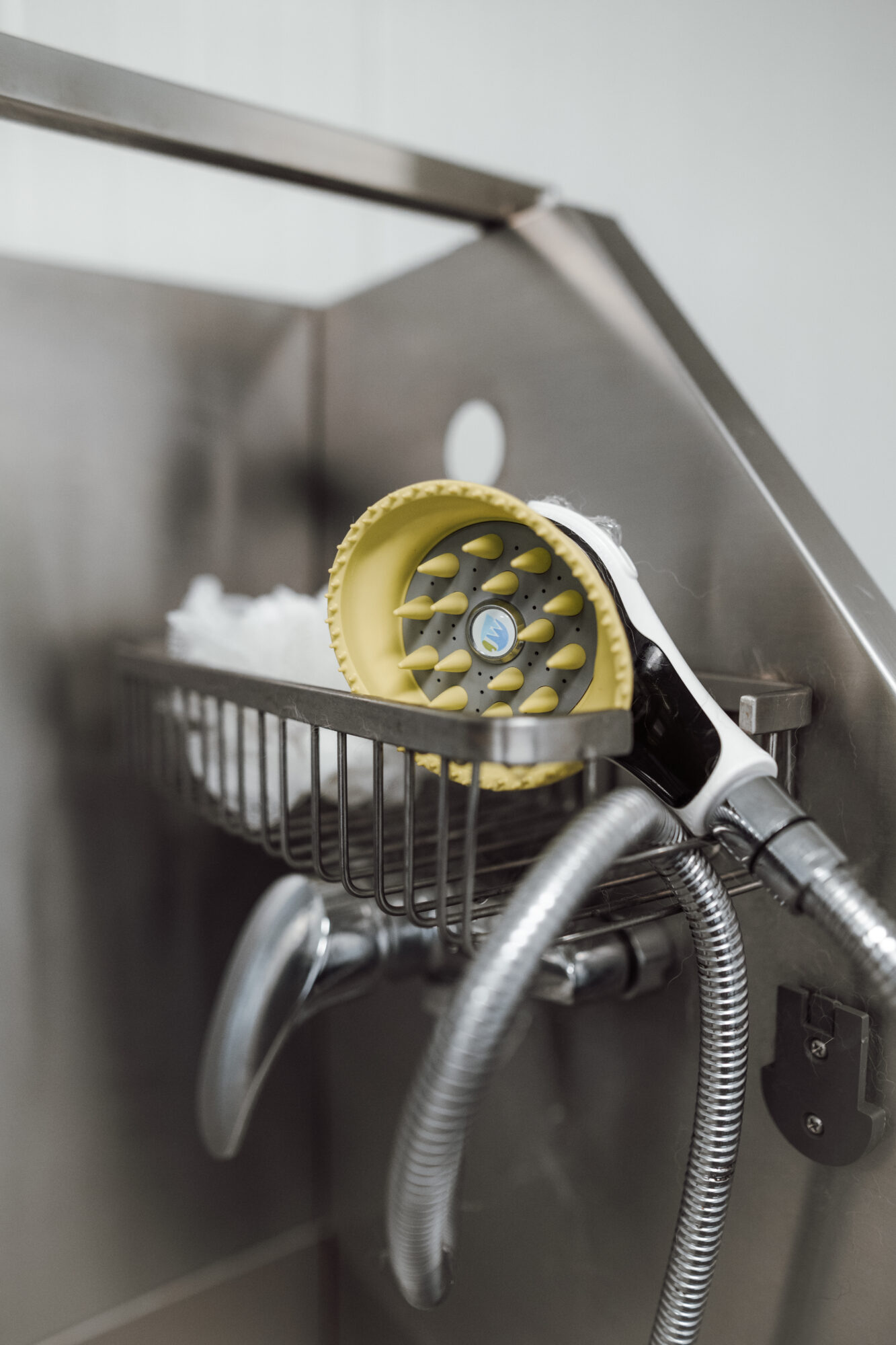 Duschkopf einer Hundedusche bei Mr. Bark